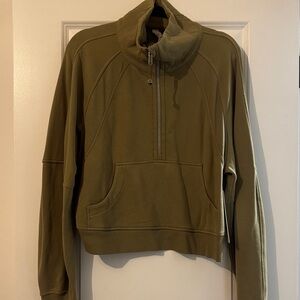 lululemon athletica Olive Green Sweatshirt